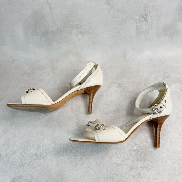 Dior Tan Sandals with CD Logo - Picture 7 of 7